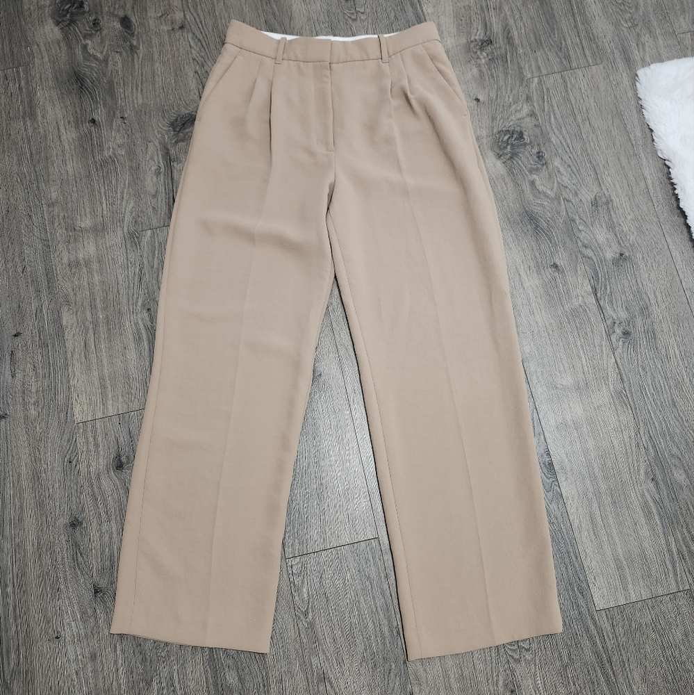 Wilfred Wide Leg Pants in Beige